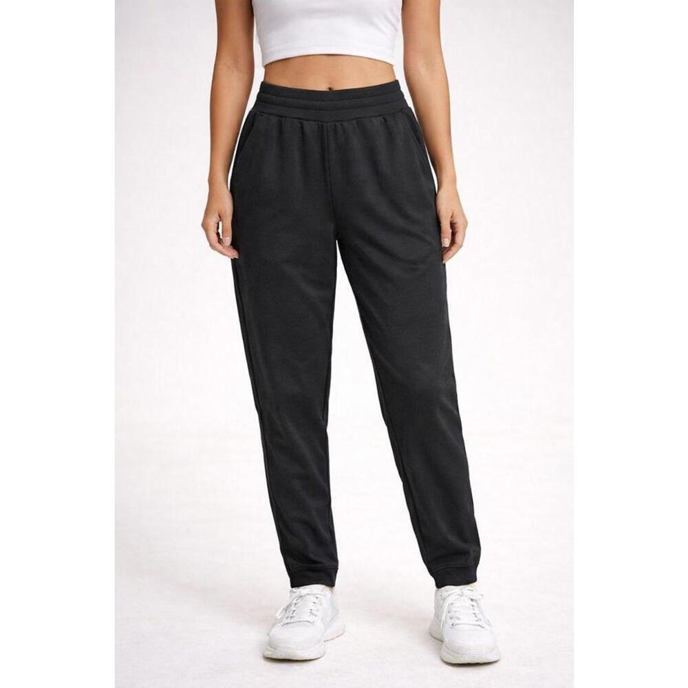 NWT Halara Women's Black Casual Jogger Pants Size Small - Picture 1 of 6